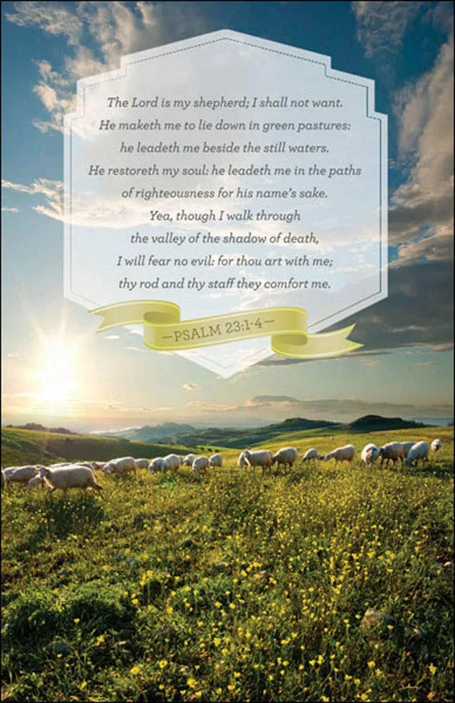 Broadman Worship Bulletin: Psalm 23, 100 Pack