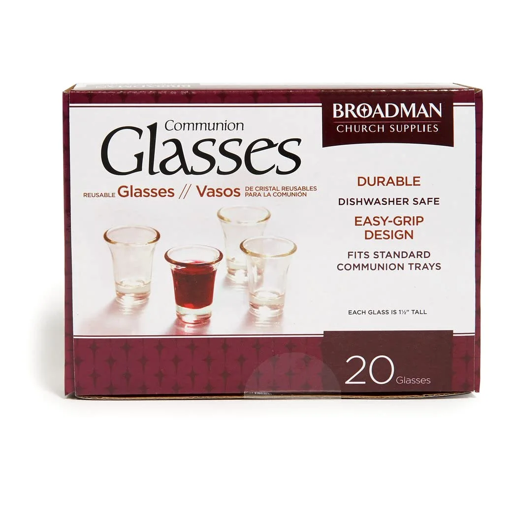 Broadman Glass Communion Cups
