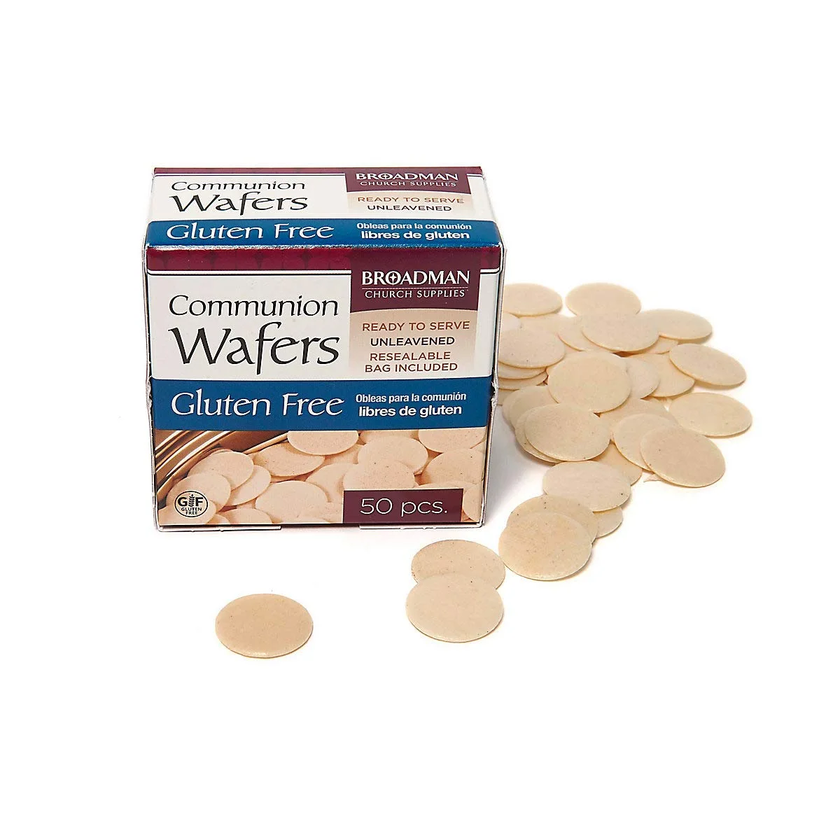 Gluten-Free Communion Wafers, 50 Count