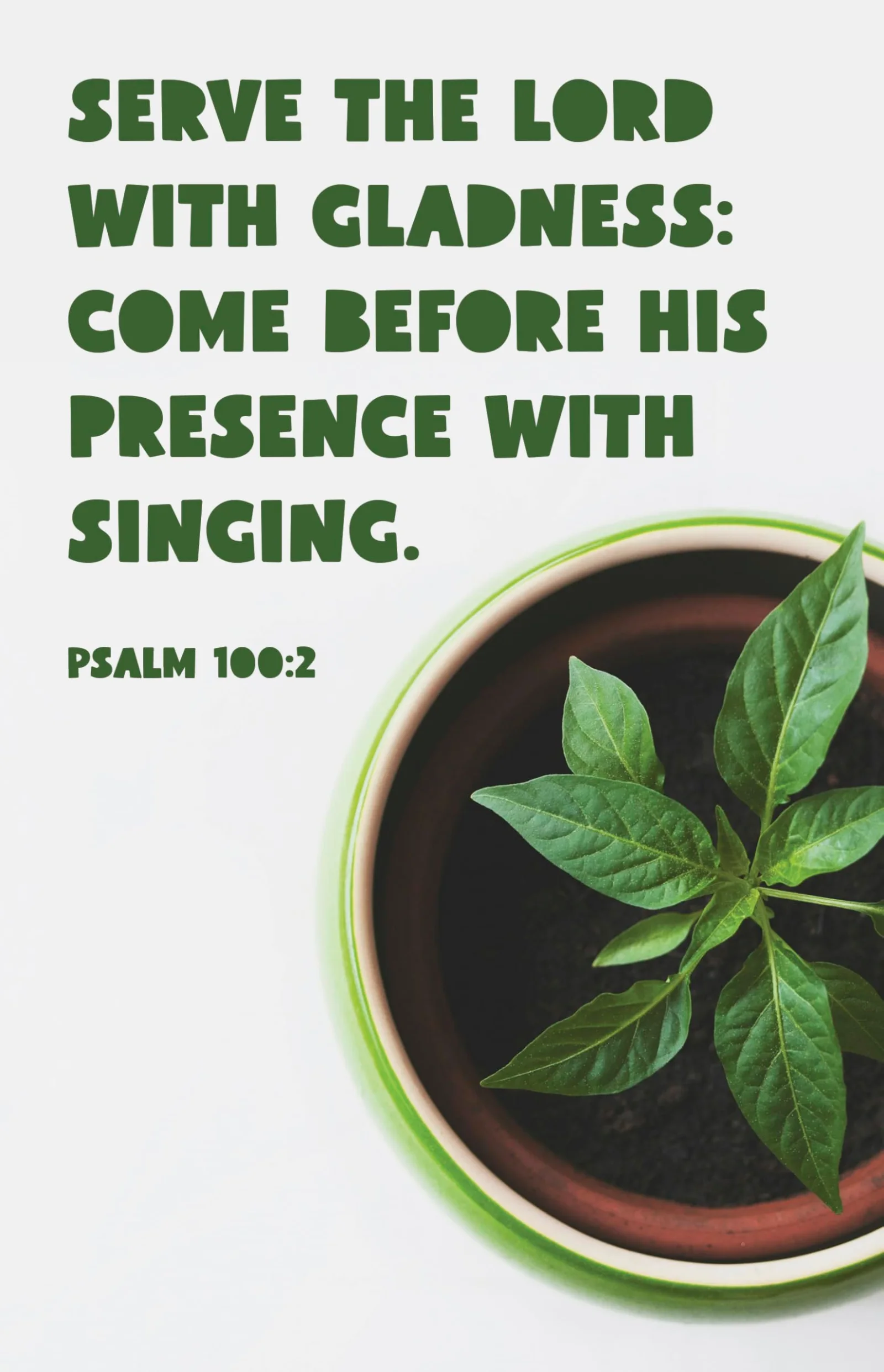 Broadman Worship Bulletin: Serve (Psalm 100:2), 100 Pack