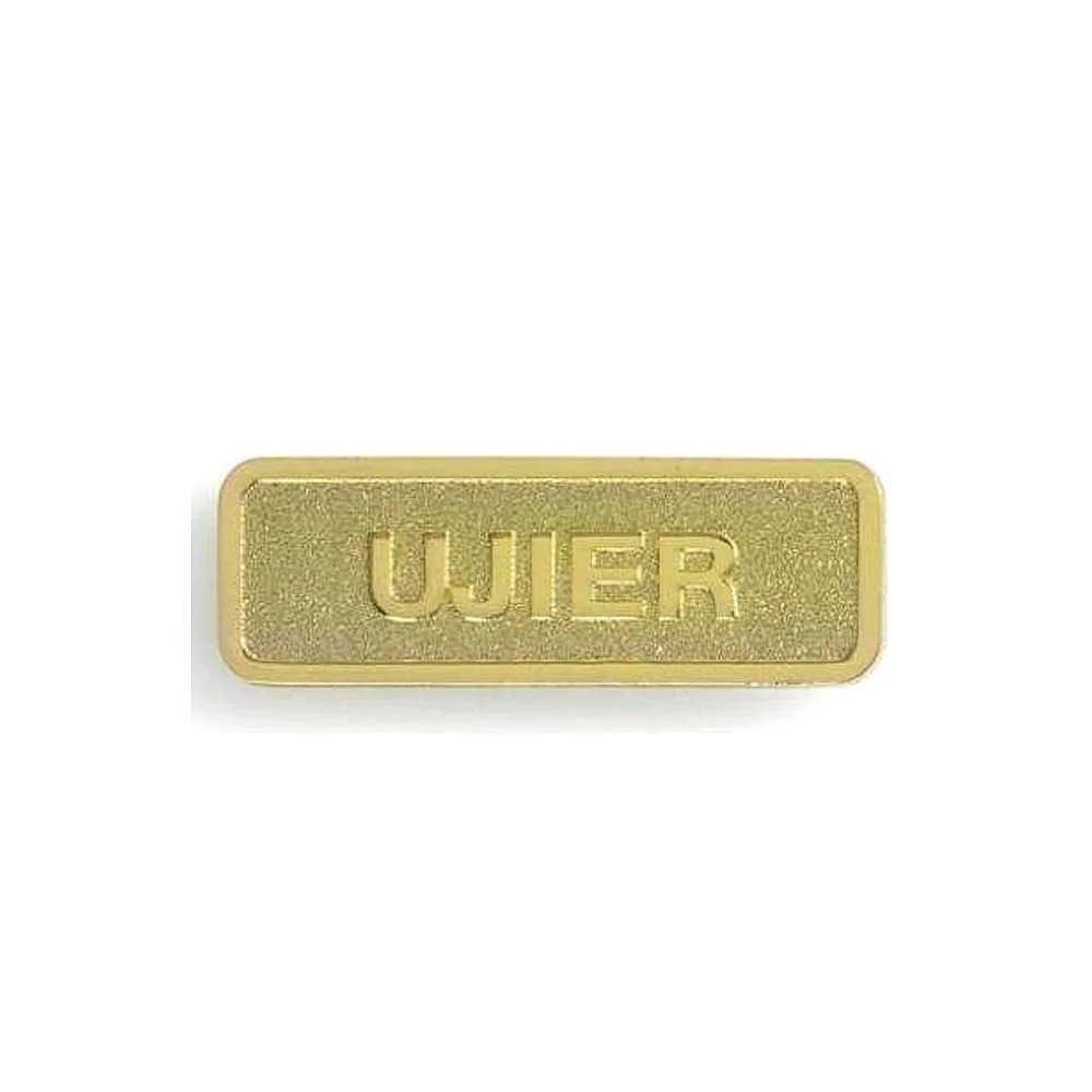 Broadman Insignia de Ujier, Usher Badge in Spanish, Brass